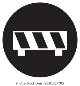 roadblock icon vector template illustration logo design