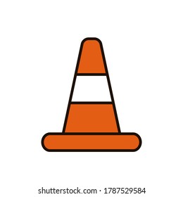 Diseño sencillo del vector de ilustración de bloques de ruta