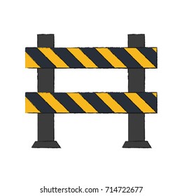roadblock road safety icon image