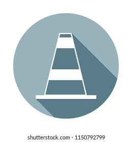 roadblockicon in Flat long shadow. One of web collection icon can be used for UI/UX