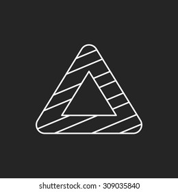 Roadblocks line icon