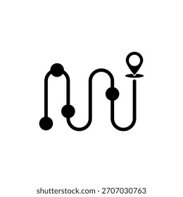 Conceito do ícone do roteiro. design gráfico, logotipo, Web, IU, ilustração vetorial, eps10.