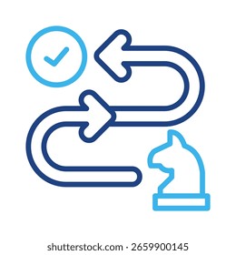 Roadmap Icon Element For Design