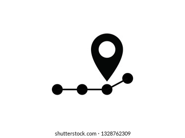 Roadmap icon vector illustration on white background