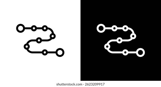 Roadmap icon vector illustration for web and mobile