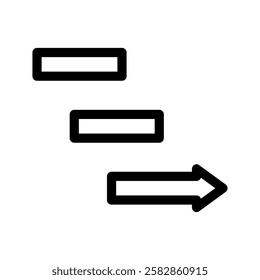 Roadmap Icon Vector Symbol Design Illustration