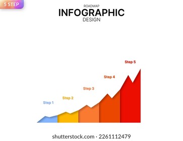 Roadmap infographic design suitable for your business development. Infographic vector design.