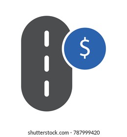 road,money,globe,world, timeline, vector line icon, logo , symbol , mobile app , sign, illustration on background