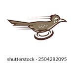 ROADRUNNER CHARACTER MASCOT DESIGN ILLUSTRATION