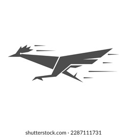 Roadrunner logo icon design illustration 