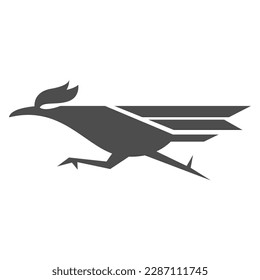 Roadrunner logo icon design illustration 