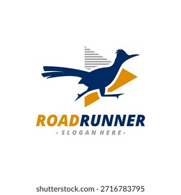 Roadrunner Logo Vektor, Symbol, Emblem, Geschwindigkeit Bewegung Logo Design Konzept, Vogel kreatives Symbol.