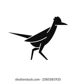 Roadrunner Silhouette Icon Design Illustration