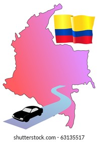 roads of Colombia