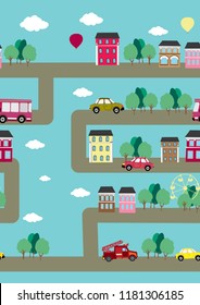 Roads map seamless