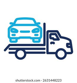 Elemento de icono de asistencia en carretera para diseño