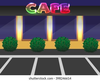 roadside cafe at nigh