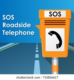 Roadside Emergency SOS Telephone Highway Motorway Police Assistance Accident