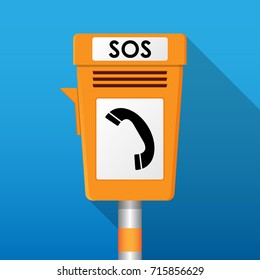 Roadside Emergency SOS Telephone Highway Motorway Police Assistance Accident