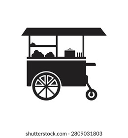  roadside stall market creative logo icon illustration design