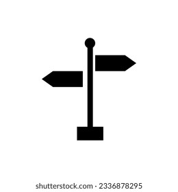 roadsign icon - vector illustration.flat design on white background..eps
