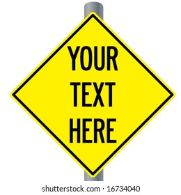 Roadsign to put your own message in