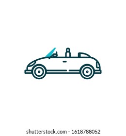 roadster car vehicle design, Transportation travel trip urban motor speed fast automotive and driving theme Vector illustration