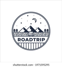 Roadtrip Vintage Theme Logo Template