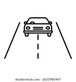 Roadway Icon Element For Design