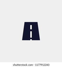 Roadway Icon, Highway Icon, Road Icon Vector