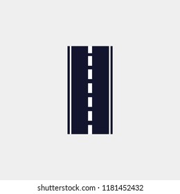 roadway icon, highway icon, road icon vector