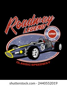 Roadway legend Classic Speedway Retro Design