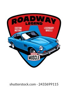 Roadway Legend Retro Car Design