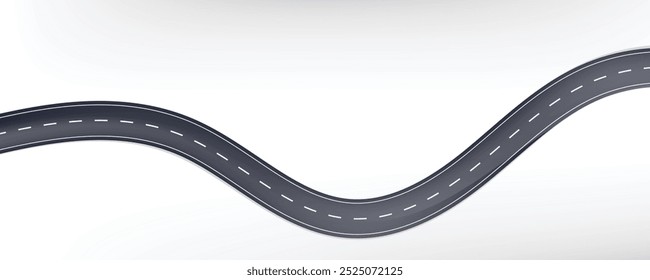 Roadway location infographic template. Vector EPS10
