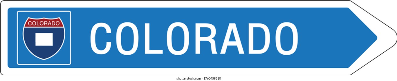 Roadway sign Welcome to Signage on the highway in american style
