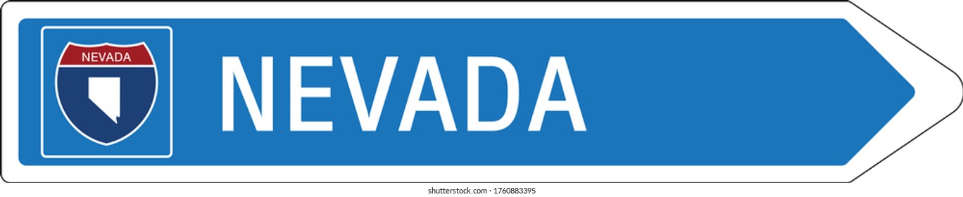 Roadway Sign Welcome Signage On Highway Stock Vector (Royalty Free ...