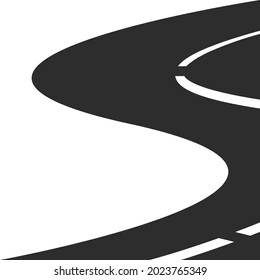 roadway vector illustration design template web