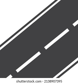 roadway vector illustration design template web