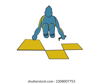 Roadworker logo on white background