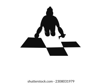 Roadworker logo on white background