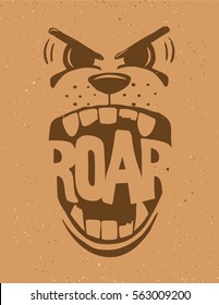 Roar. cute monster