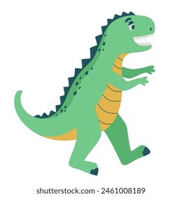 Roar dinosaur t-rex typography for print on tee. Cool dino tyrannosaur Perfect for decoration, nursery t-shirt, kids apparel, invitation, simple child design. Vector illustration isolated