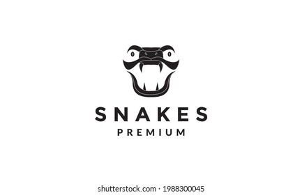 roar snake cobra logo symbol vector icon illustration graphic design