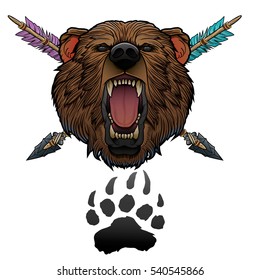 roaring bear totem