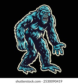 Rugiendo a la vida Vector Diseños de King Kong en arte digital