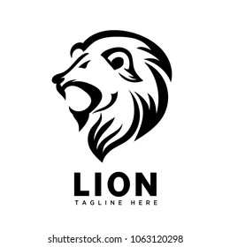 roaring lion art logo
