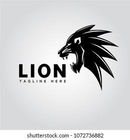 roaring lion head logo