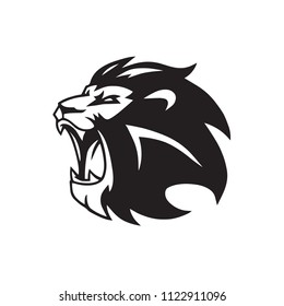 4,710 Roaring Lion Head Silhouette Images, Stock Photos & Vectors ...
