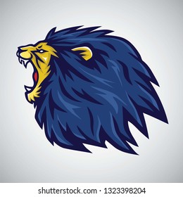 Roaring Lion Logo Vector