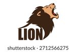 Roaring Lion Side Profile Bold Silhouette